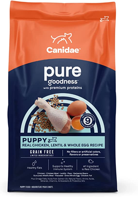 Canidae PURE 無榖物幼犬配方乾糧 22磅