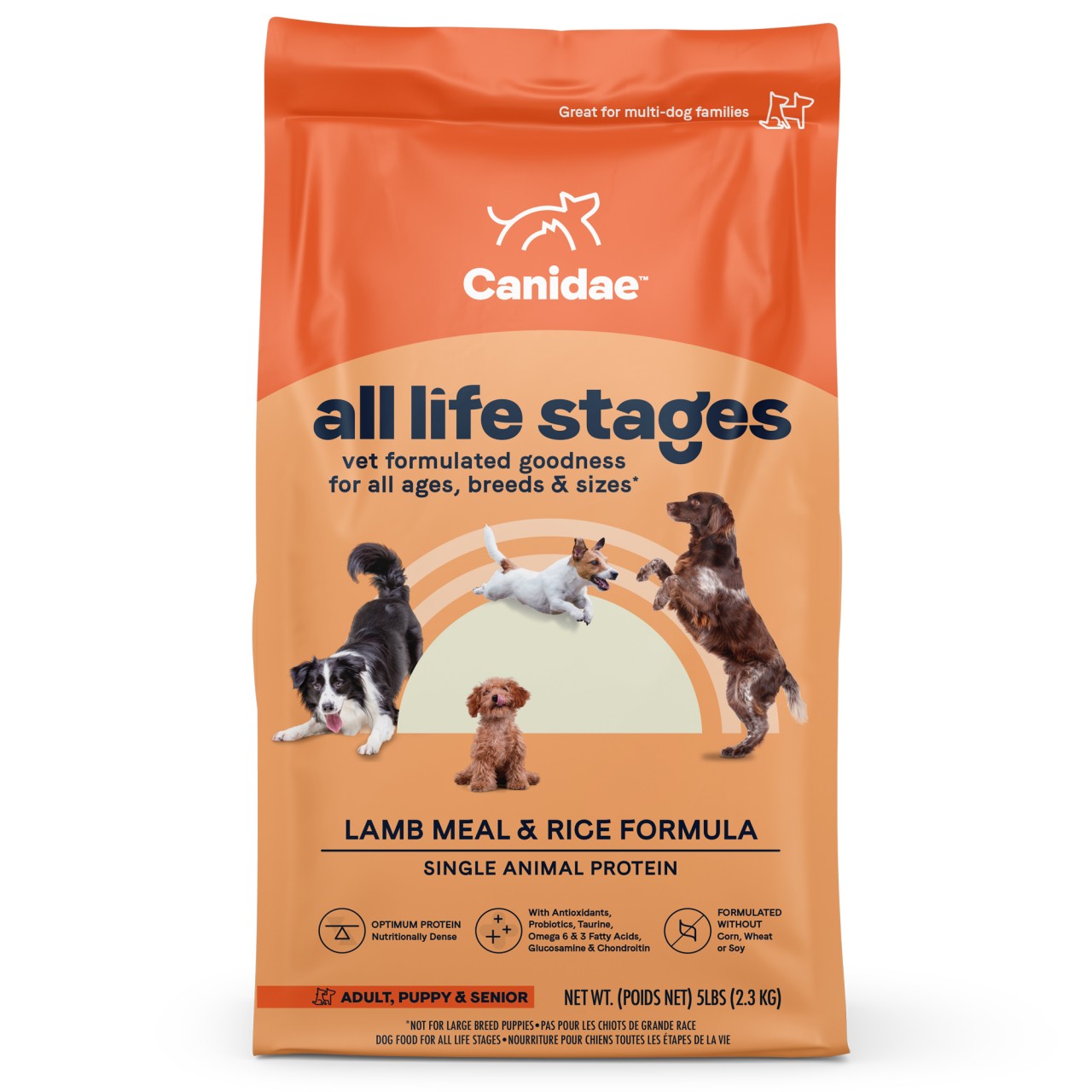 Canidae 羊肉紅米配方 狗乾糧 27磅
