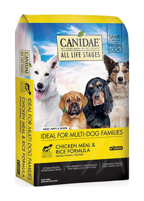 Canidae 鮮雞肉紅米配方狗乾糧 15磅
