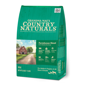 Country Naturals 燕麥系列 白鮭魚尿道保護配方 狗糧 Farmhouse Blend Formula 4磅 (綠)