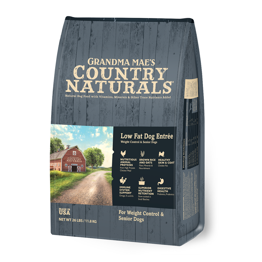 Country Naturals 燕麦系列 鸡肉低脂強关节配方 狗粮 Low Fat Dog Food Formula 24磅 (灰)