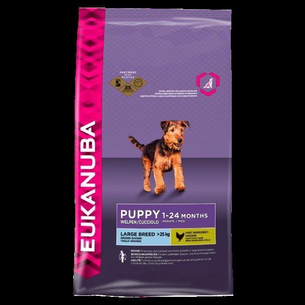 EUKANUBA 優卡幼犬雞肉 (大型犬)15kg