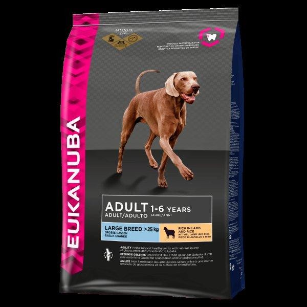 EUKANUBA 優卡成犬天然羊肉米 (大型犬)12kg