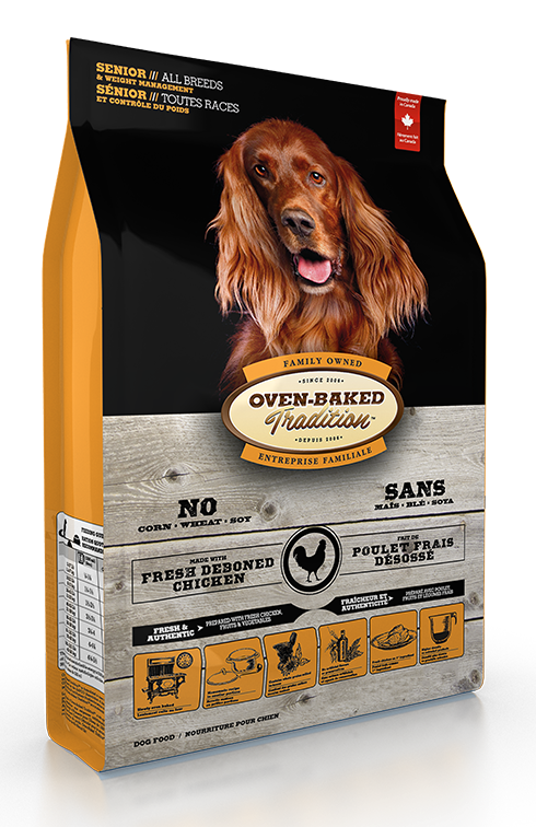 Oven-Baked 奧雲寶 低卡老犬糧 雞魚配方 25磅 (大粒)