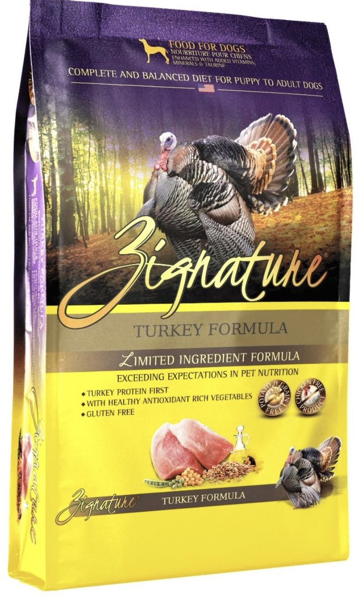 Zignature 超越 無穀物火雞配方 狗糧 4磅