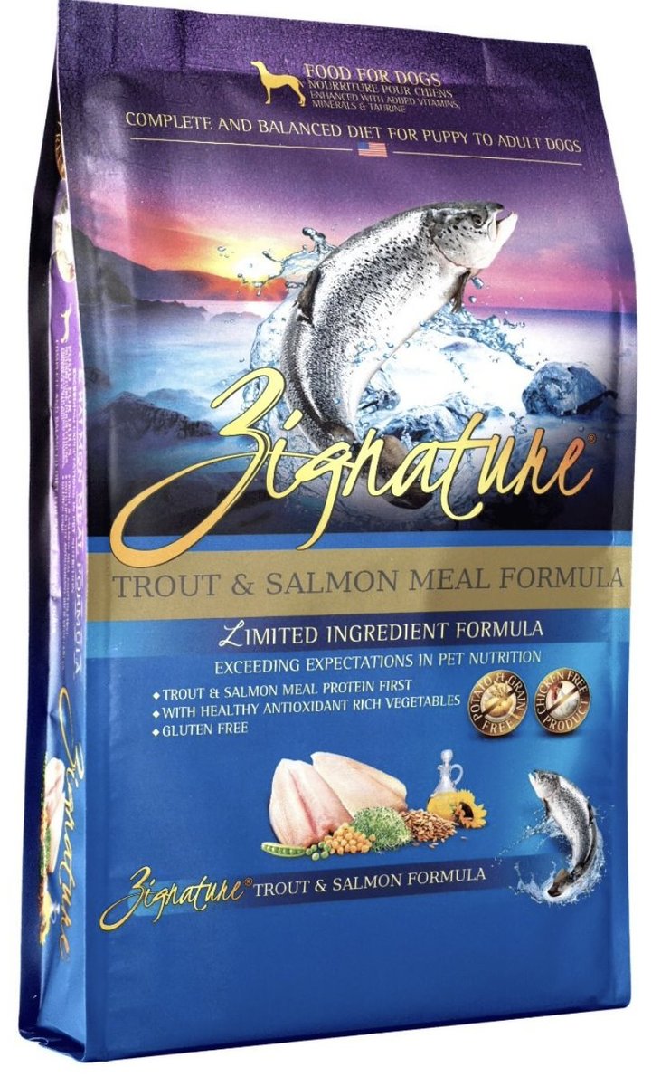 Zignature 超越 無穀物鱒魚及三文魚配方 (Trout & Salmon) 狗糧 25磅