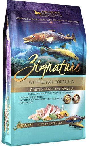 Zignature 超越 無穀物白魚配方 (Whitefish) 狗糧 25磅