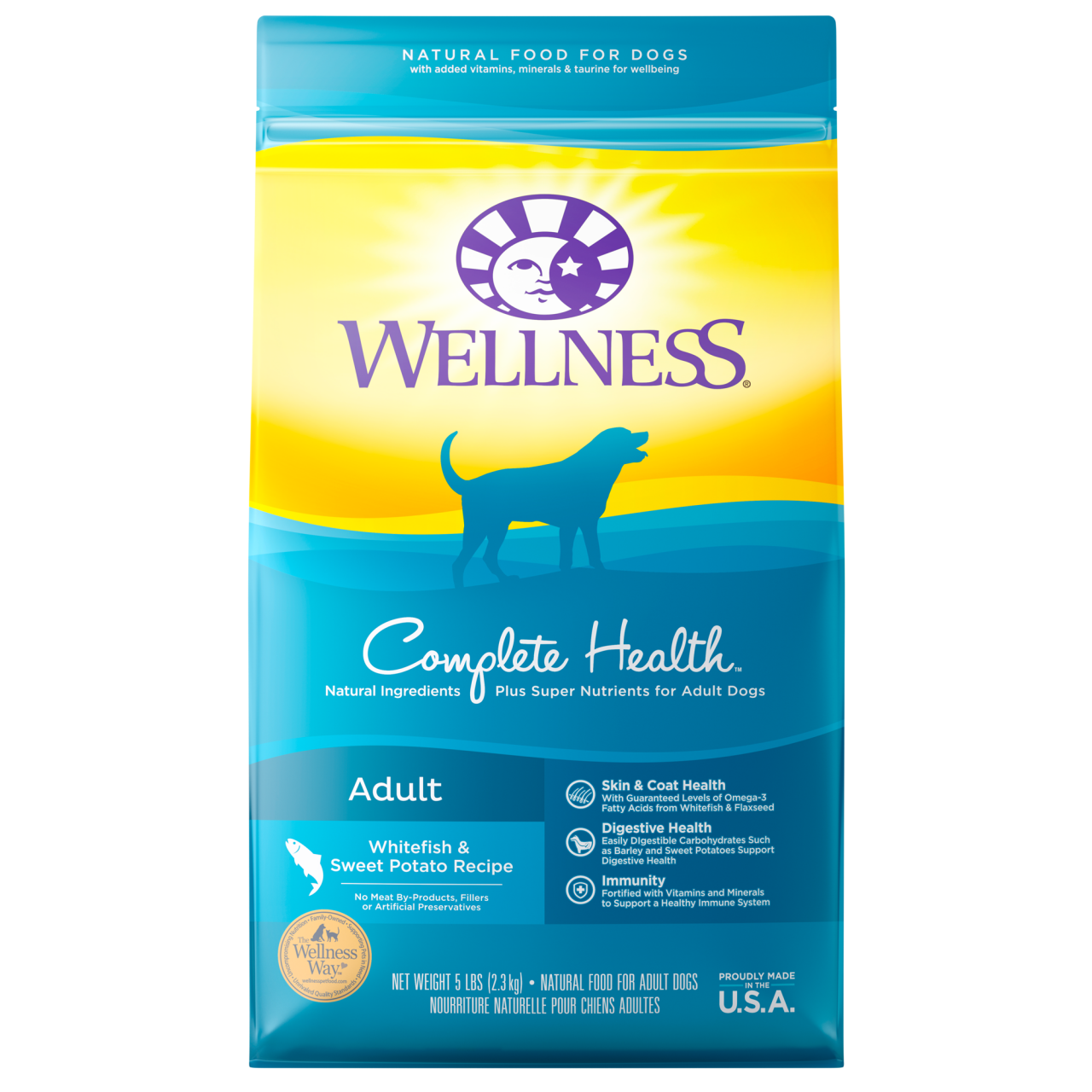 Wellness Complete Health 成犬鮮魚甜薯配方 狗乾糧 (89144) 5磅