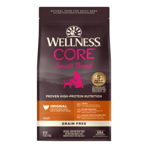 Wellness CORE Original 無穀物 Small Breed 小型成犬專用配方 狗糧 4磅 (88417)