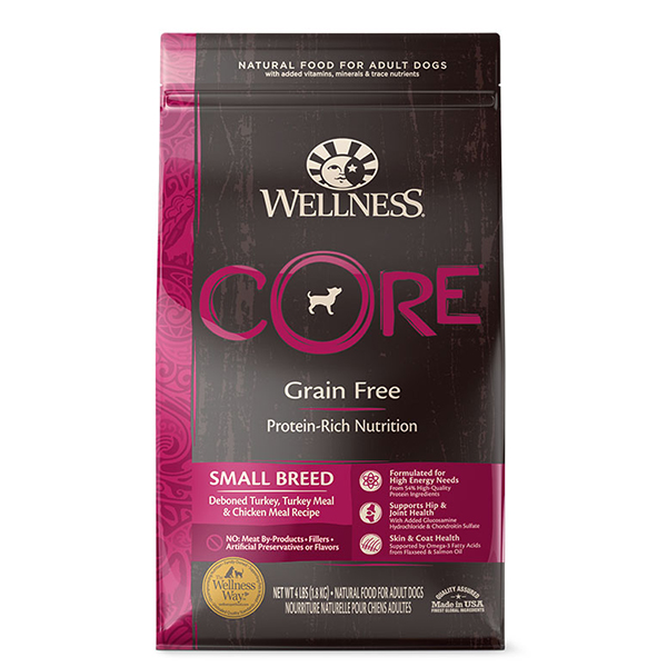 Wellness CORE Original 無穀物 Small Breed 小型成犬專用配方 狗糧 12磅 (88421)