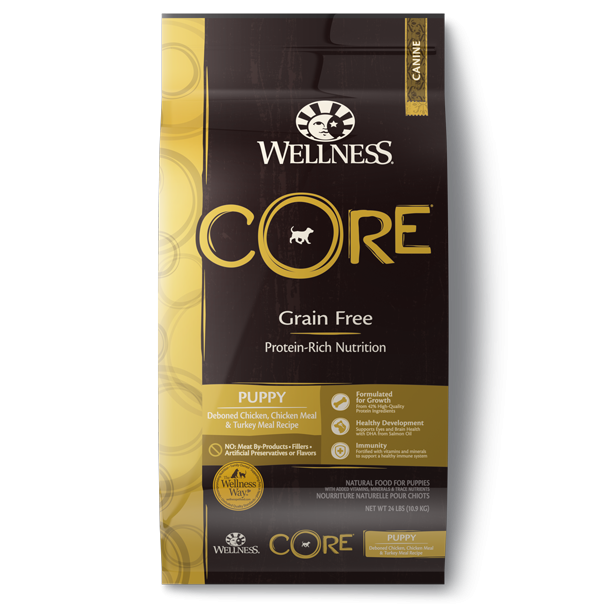 Wellness CORE Puppy 無穀物 幼犬專用配方 狗糧 12磅 (88423)