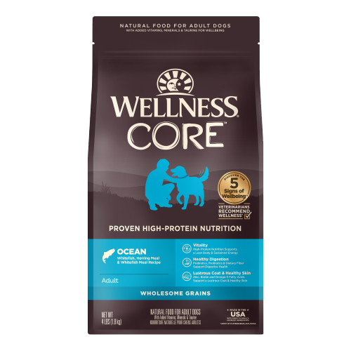 Wellness Core Ocean 無縠物 海洋魚配方 狗糧 4磅 (88415)