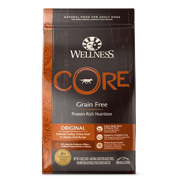 Wellness CORE Original 無穀物 雞肉配方 狗糧 4磅 (88410)