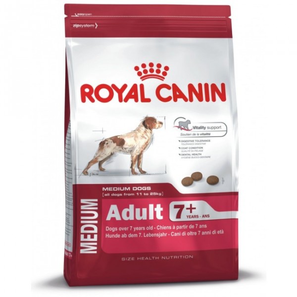 Royal Canin 法國皇家 Medium Adult 7+ 中型成犬7+歲營養配方 乾糧 4kg