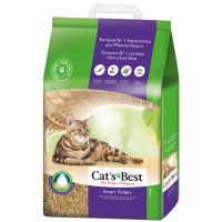 Cat's Best 不黏毛黏結木貓砂 20L (10kg / 紫色)