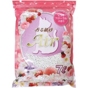 日本Super Cat 超級貓 Air3D 立體紙砂 (粉紅花香味) 7L（日本製）