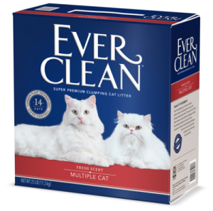 Ever Clean 貓砂 特強方香多貓用配方 (紅色) 8.5kg