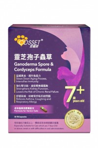 Cosset 愛寵健 靈芝孢子蟲草 老年貓專用配方 30粒裝