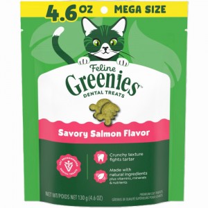 Greenies 貓貓潔齒餅 三文魚味 4.6oz