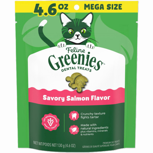Greenies 貓貓洁齿饼 三文鱼味 4.6oz