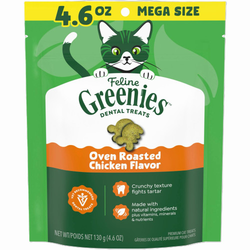 Greenies 貓貓洁齿饼 烤鸡味 4.6oz