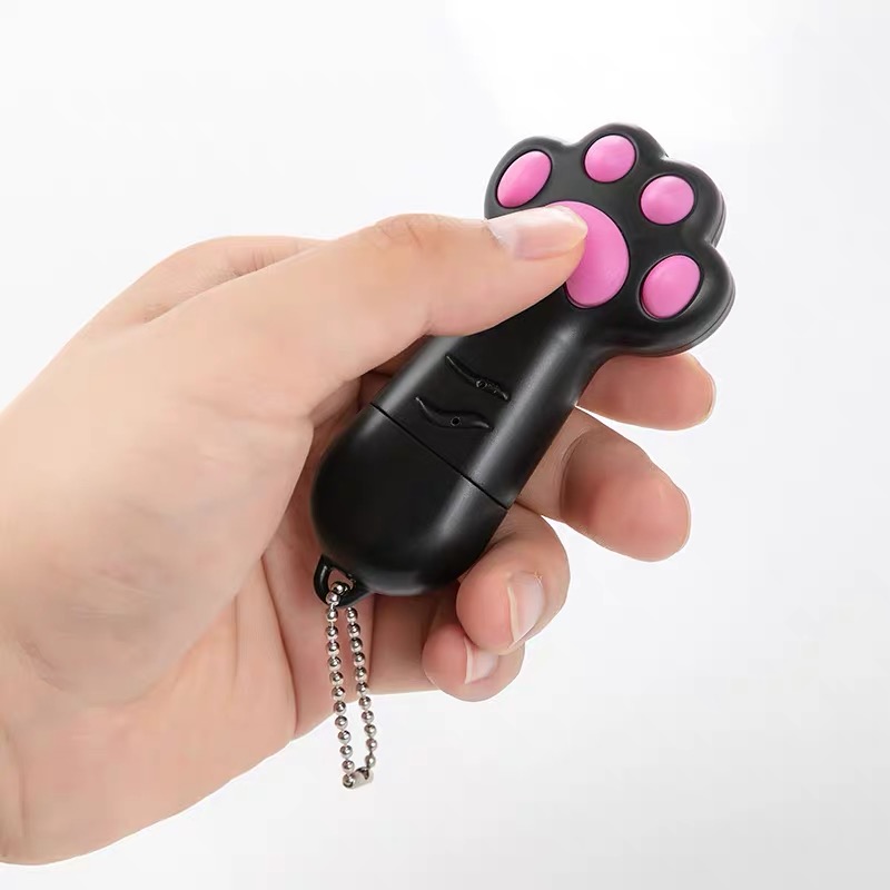 PAW BEAM《肉球造型掌上雷射機(USB充電)》雷射互動玩具 (顏色隨機)