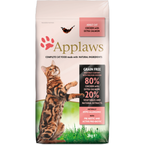 Applaws 三文魚 & 雞肉配方 成貓乾糧 Adult Cat Chicken with Salmon 2kg (4023)