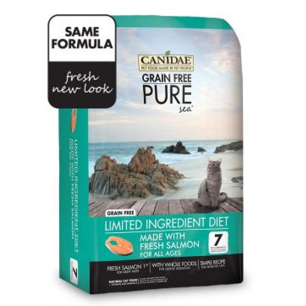Canidae 卡比 - PURE Sea 無穀物三文魚海洋配方 貓糧 10磅
