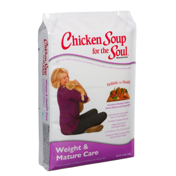 Chicken Soup修身 & 高齡貓專業護理天然配方 Weight & Mature Care Formula 15磅