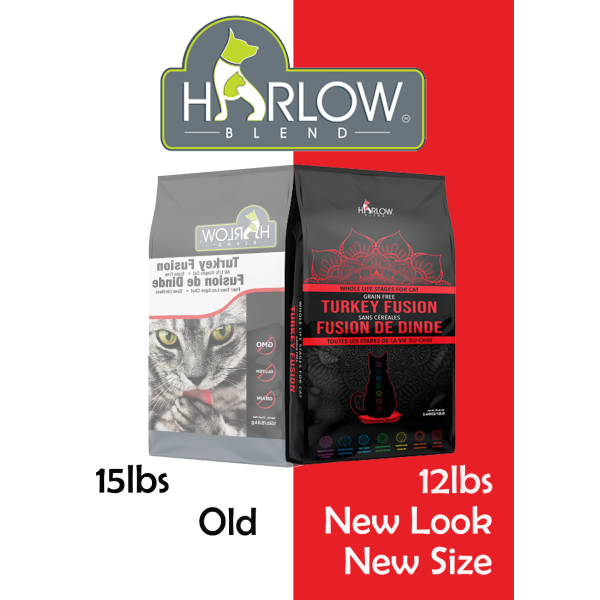 Harlow Blend 楓葉 無穀物鮮火雞 + 海洋鱈魚 + 蔬果全貓乾糧 12lb