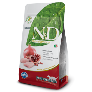 Natural & Delicious 石榴+雞 成貓配方乾糧 5kg