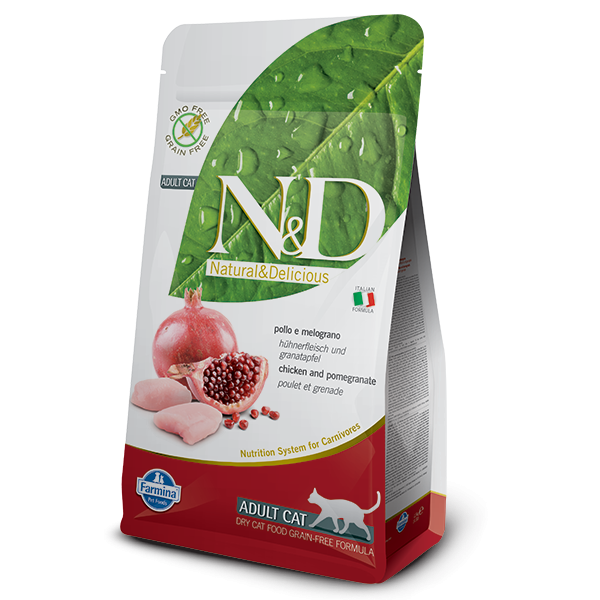 Natural & Delicious 石榴+雞 成貓配方乾糧 1.5kg
