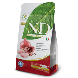Natural & Delicious 石榴+雞 絕育成貓配方乾糧1.5kg