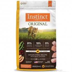 Nature's Variety Instinct 本能 無穀物 雞肉貓糧 11磅 (黃)