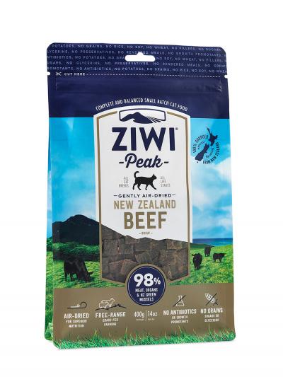 ZiwiPeak 巔峰 無穀物 牛肉配方 風乾脫水貓糧 400g