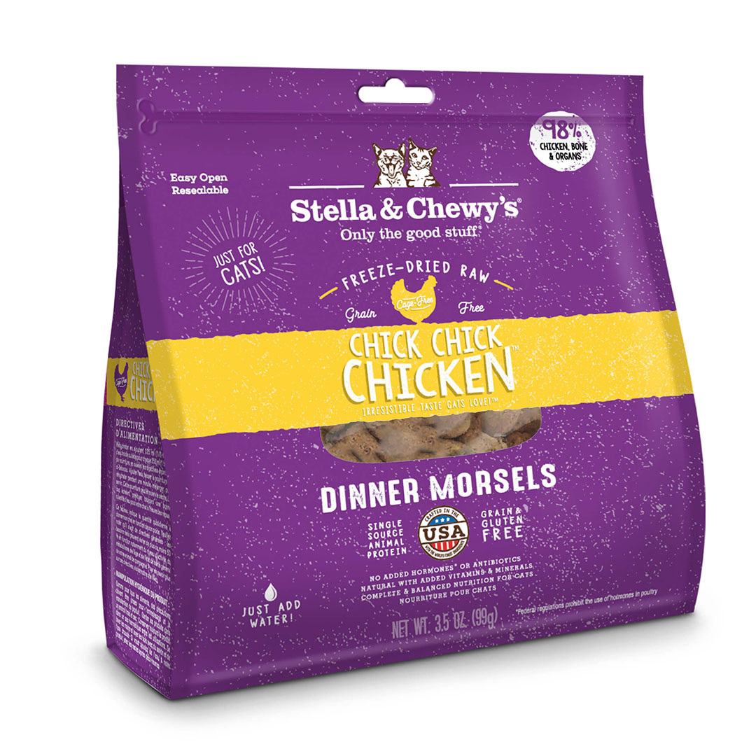 Stella & Chewy's 雞肉配方 Freeze Dried Chick, Chick, Chicken 凍乾脫水貓主食糧 3.5oz