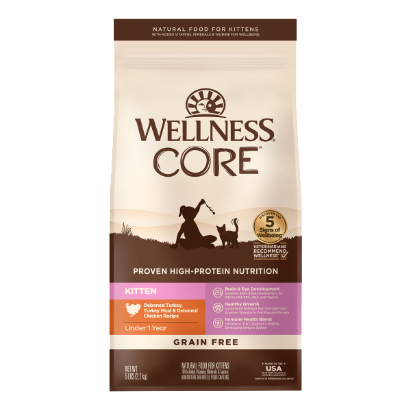 Wellness CORE Kitten 无谷物 幼貓成长配方 貓粮 5lb