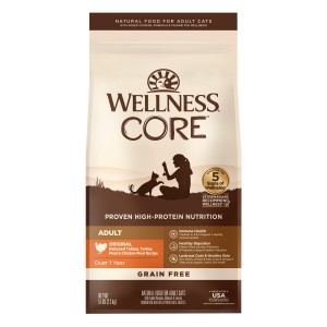 Wellness CORE Original 無穀物 （經典原味）火雞併雞肉配方 貓糧 5磅