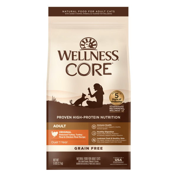 Wellness CORE Original 无谷物 (经典原味)火鸡併鸡肉配方 貓粮 5磅