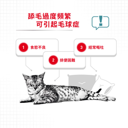 Royal Canin 法國皇家 Hairball 成貓除毛球加護配方 乾糧 4kg