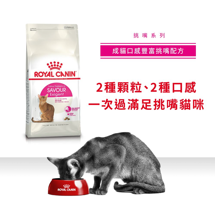 Royal Canin 法國皇家 成貓口感豐富挑嘴配方 (Savour Exigent) 乾糧 4kg