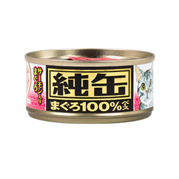 Aixia（爱喜雅）纯缶26号 吞拿鱼+三文鱼 貓罐头 65g (JMY-26)