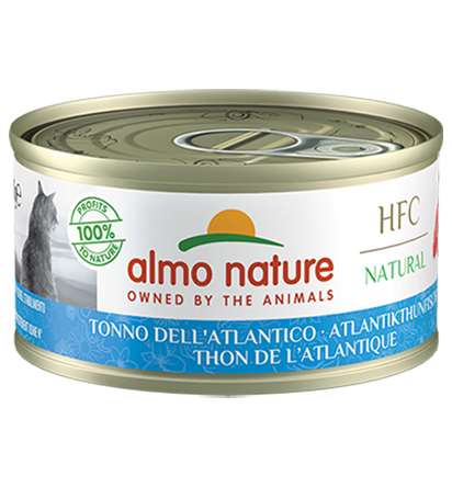 Almo Nature HFC Natural 大西洋吞拿魚 貓罐頭 70g (9020)