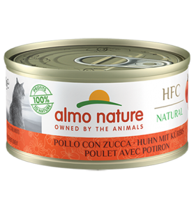 Almo Nature HFC Natural 雞肉+南瓜 貓罐頭 70g (9034)