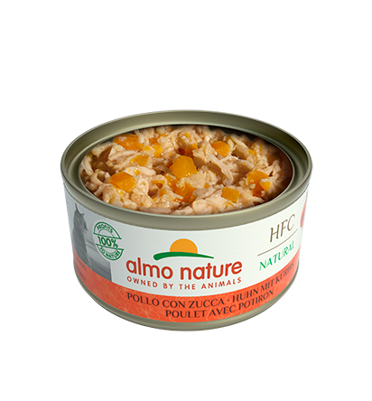 Almo Nature HFC Natural 雞肉+南瓜 貓罐頭 70g (9034)
