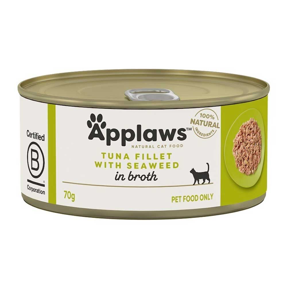 Applaws 愛普士 吞拿魚+紫菜 成貓罐頭 70g (1009)