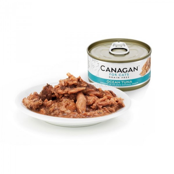 Canagan 原之選 無穀物 吞拿魚 配方 貓罐頭 75g