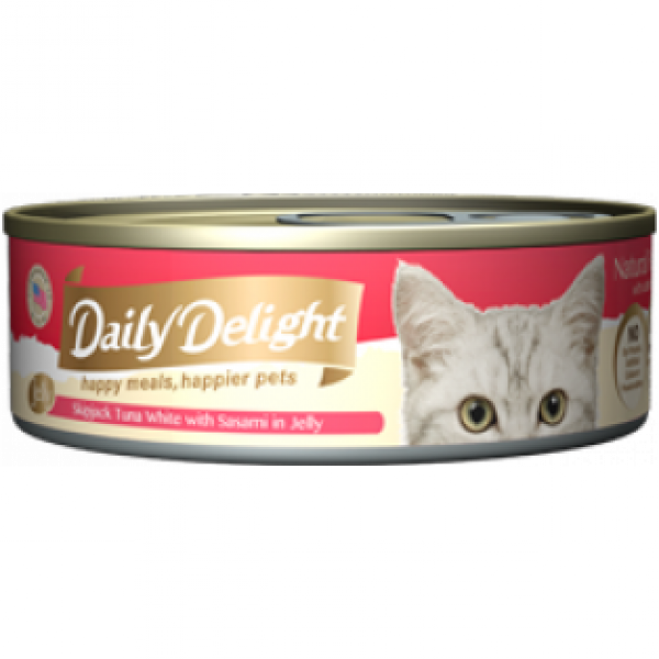 Daily Delight Jelly系列 (DD54) 白鰹吞拿魚+雞胸肉 貓罐 80g