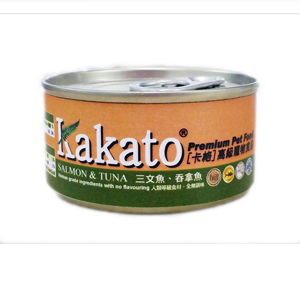 Kakato 卡格 三文魚 + 吞拿魚 Tuna & Salmon 貓狗罐頭 170g (824)