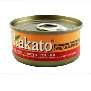 Kakato 卡格 三文魚 魚湯 Salmon in Broth 貓狗罐頭 70g (707)
